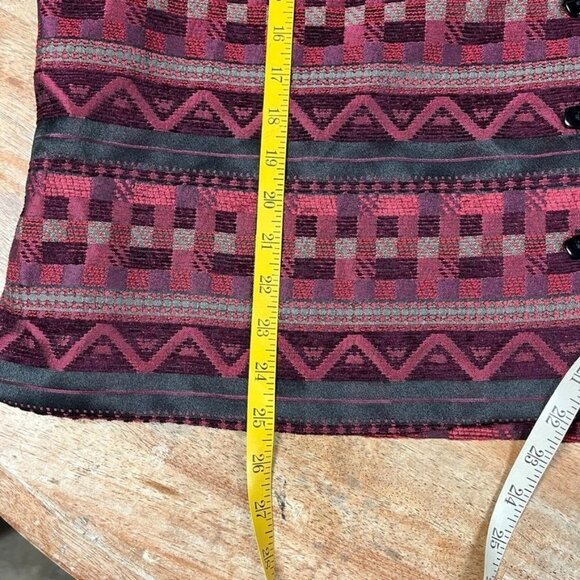 Coldwater Creek Multiprint Textured Blazer Womens 22W Plus Size Art To Wear - Picture 12 of 13